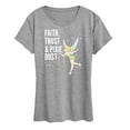 thumbnail image 1 of Tinker Bell - Faith Trust Pixie Dust - Ladies Short Sleeve Classic Fit Tee, 1 of 5