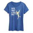 thumbnail image 1 of Tinker Bell - Faith Trust Pixie Dust - Ladies Short Sleeve Classic Fit Tee, 1 of 5