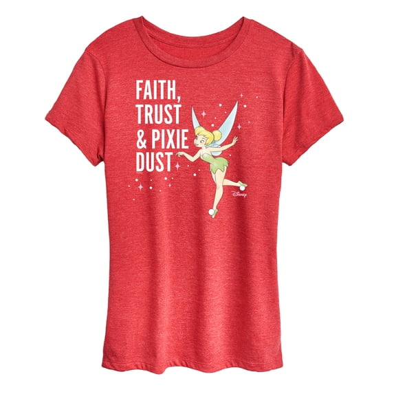 Tinker Bell - Faith Trust Pixie Dust - Ladies Short Sleeve Classic Fit Tee