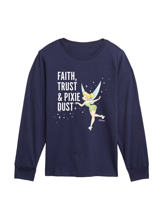 - Faith, Trust, Pixie Dust Boys' Long Sleeve Graphic T-Shirt