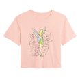 thumbnail image 1 of Tinker Bell - Hand Drawn Sketches Cropped Graphic T-Shirt, 1 of 4