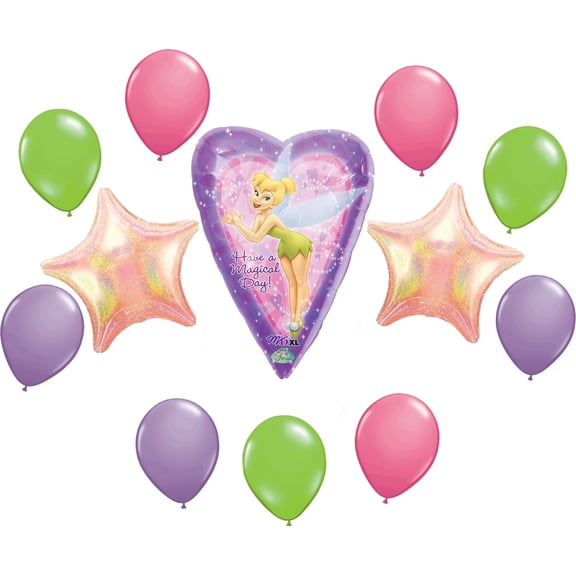 Tinker Bell "Have a Magical Day!" 12 Pieces Balloons