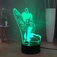 thumbnail image 1 of Tinker Bell LED Night Lights, Peter Pan 7 Colors Desk Lamp, USB Touch Remote Child Bedroom Night Lamp, Kids Girls Teens Birthday Xmas Lighting, 1 of 7