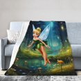 thumbnail image 1 of Tinker Bell and the Legend of the NeverBeast Fleece Throw Blanket, Super Soft Cozy Warm Flannel Blanket for Bed Sofa Couch Camping Travel, All Seasons Fuzzy Plush Blankets for Kids Adults Fans, 1 of 7