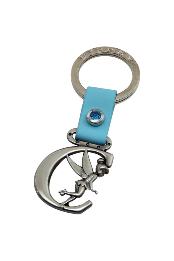 Tinker Bell Letter C Pewter Key Chain