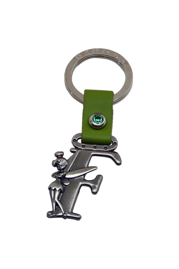 Tinker Bell Letter F Pewter Key Chain
