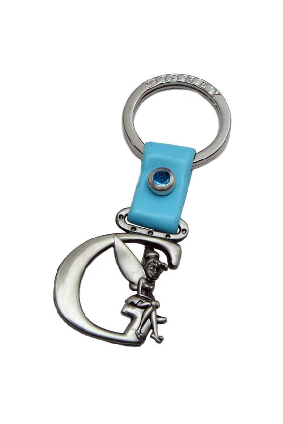 Tinker Bell Letter G Pewter Key Chain