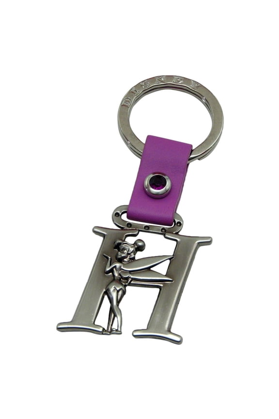 Tinker Bell Letter H Pewter Key Chain