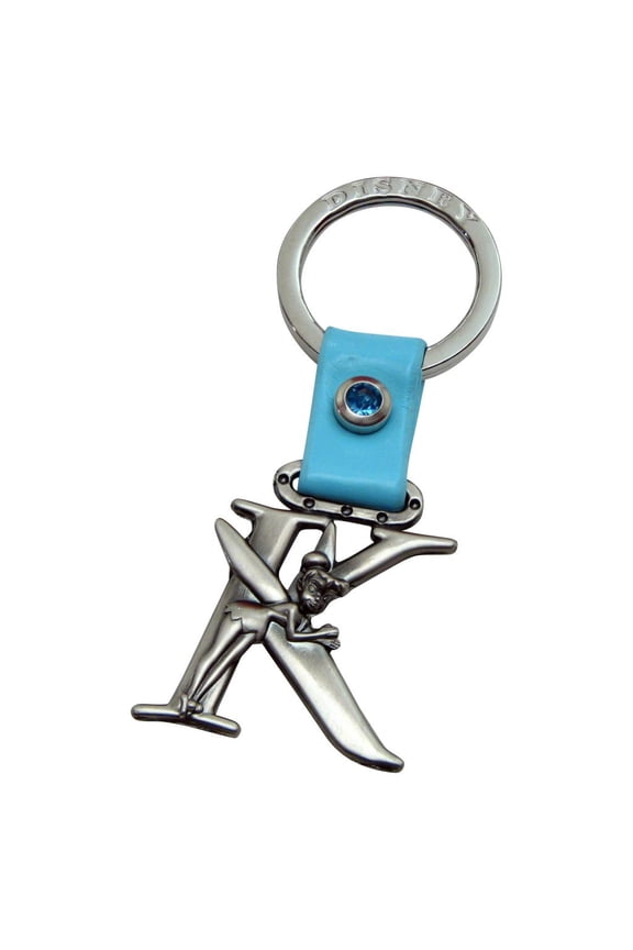 Tinker Bell Letter K Pewter Key Chain