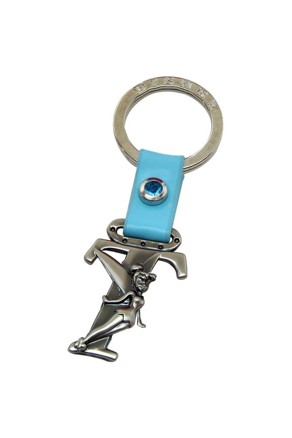 Tinker Bell Letter T Pewter Key Chain