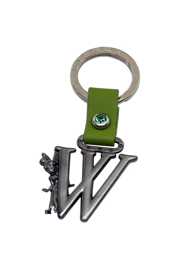 Tinker Bell Letter W Pewter Key Chain