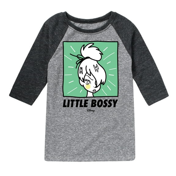 Tinker Bell - Little Bossy - Toddler And Youth Raglan Graphic T-Shirt