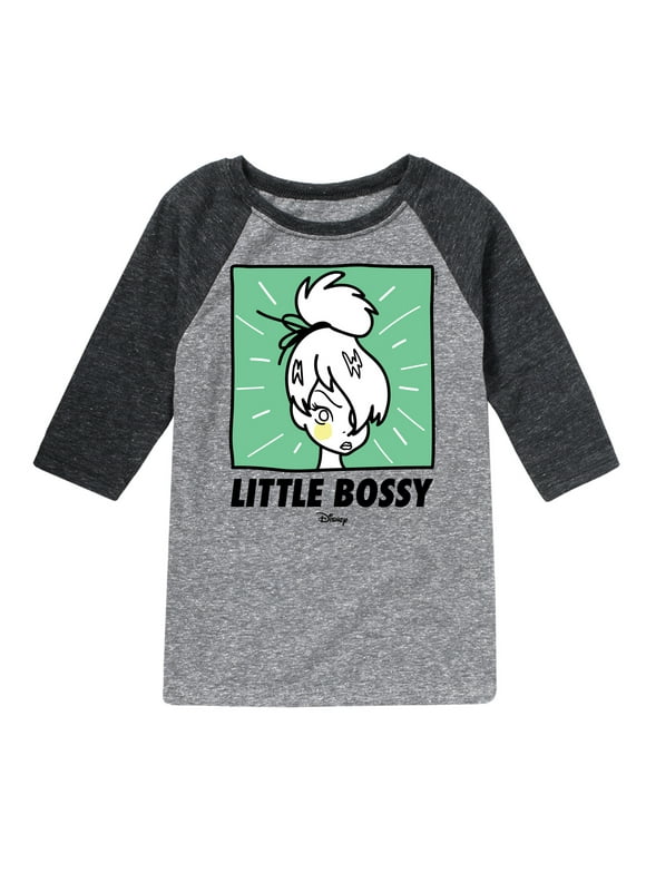 Tinker Bell - Little Bossy - Toddler And Youth Raglan Graphic T-Shirt