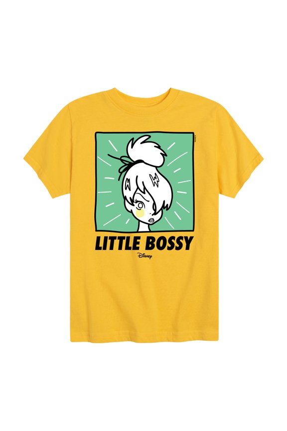 - Little Bossy - Toddler And Youth Short Sleeve Graphic T-Shirt