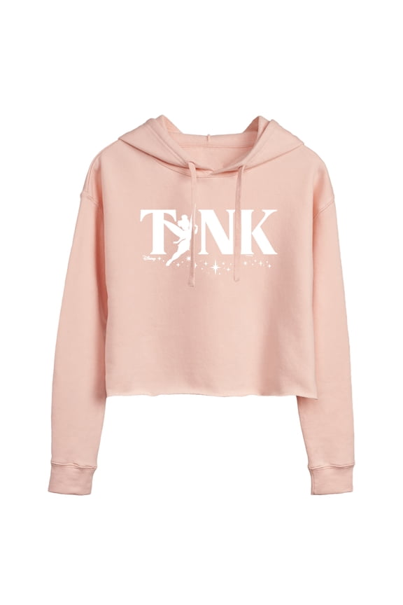 - Name & Shilouette - Juniors Cropped Fleece Hoodie Sweatshirt