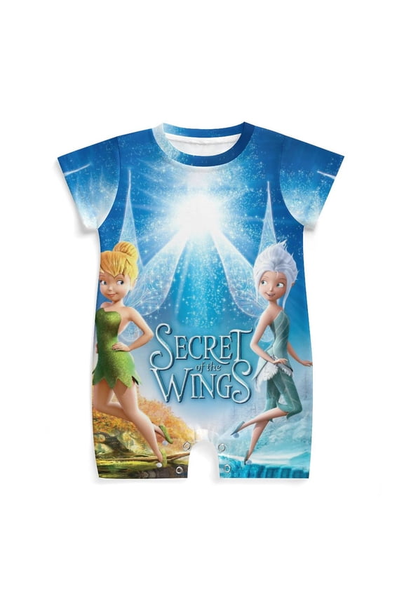 Tinker Bel Newborn Baby Romper Clothing Infant Summer Baby Climbing Clothes Outfit for Boys Girls