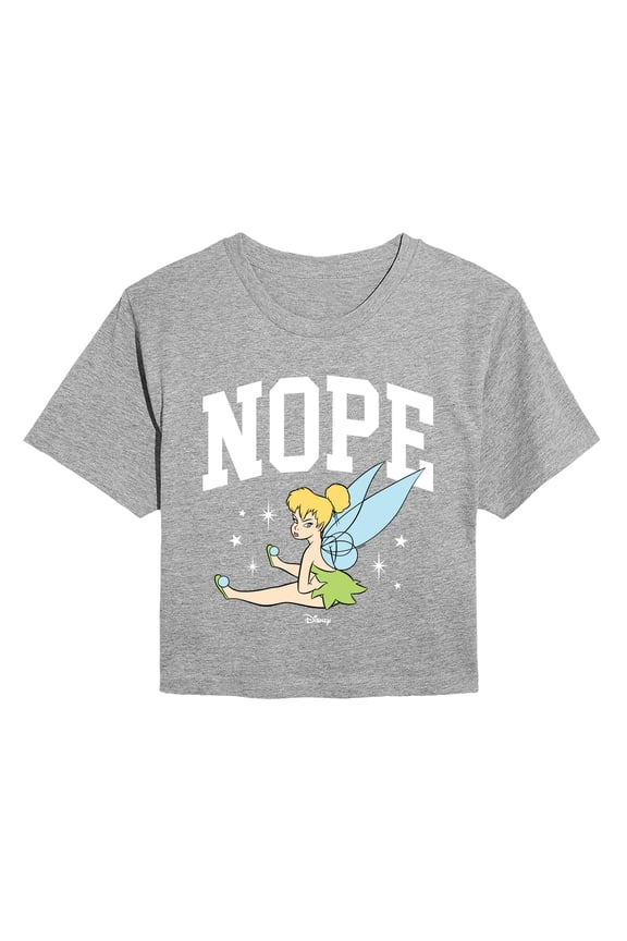 - Nope - Juniors Cropped Graphic T-Shirt