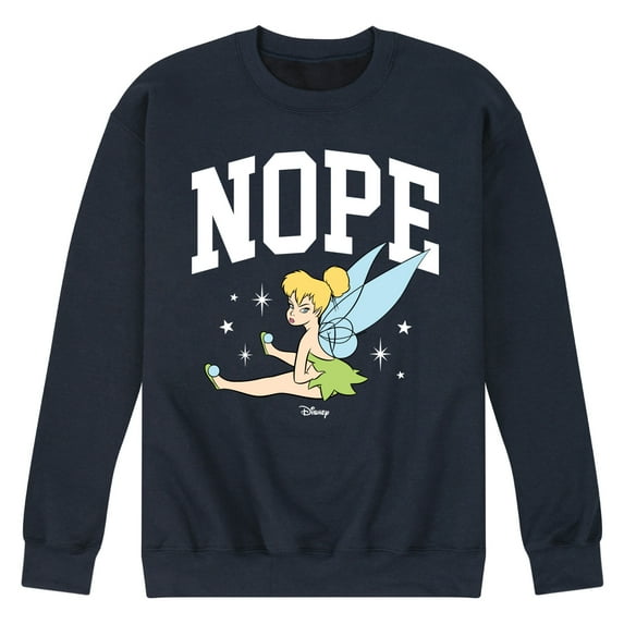 Tinker Bell - Nope - Men's Crew Neck Fleece Pullover