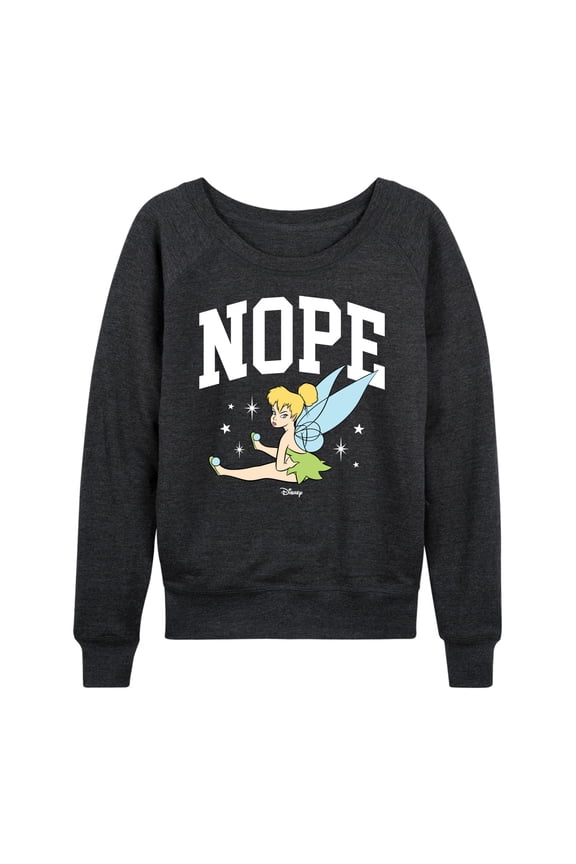- Nope Pouty Face - Women's Lightweight French Terry Long Sleeve Shirt