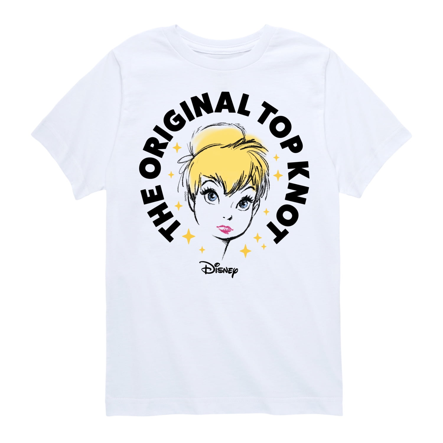 Tinker Bell Original Top Knot Toddler And Youth Short Sleeve