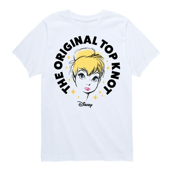 Tinker Bell - Original Top Knot - Toddler And Youth Short Sleeve Graphic T-Shirt