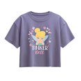thumbnail image 1 of Tinker Bell - Pink Flowers - Youth Girls Boxy T-Shirt, 1 of 5
