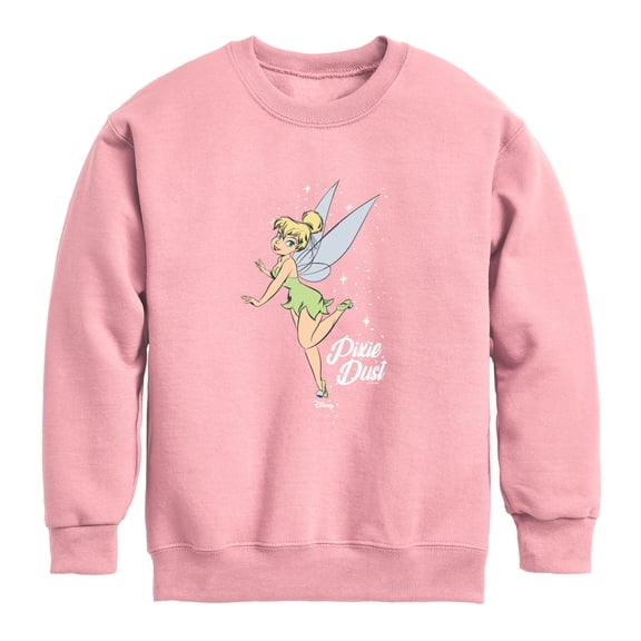 Tinker Bell - Pixie Dust - Youth Boys Crew Fleece Sweatshirt