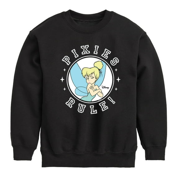 Tinker Bell - Pixies Rule - Toddler And Youth Crewneck Fleece Sweatshirt