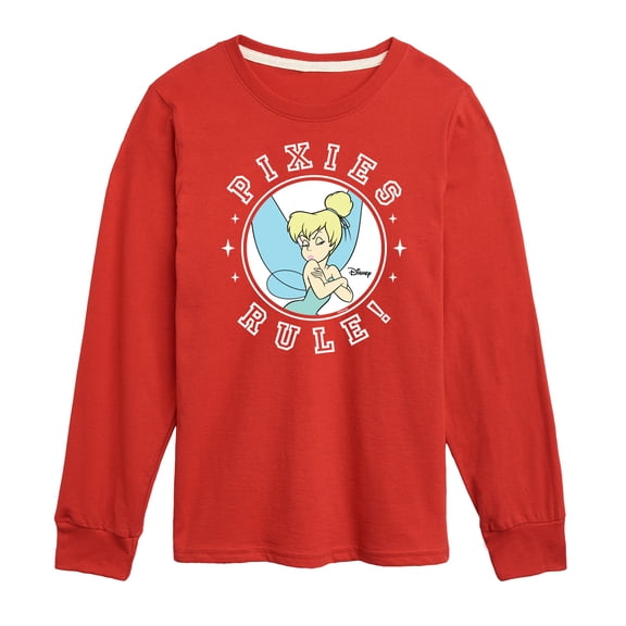 Tinker Bell - Pixies Rule - Toddler And Youth Long Sleeve Graphic T-Shirt