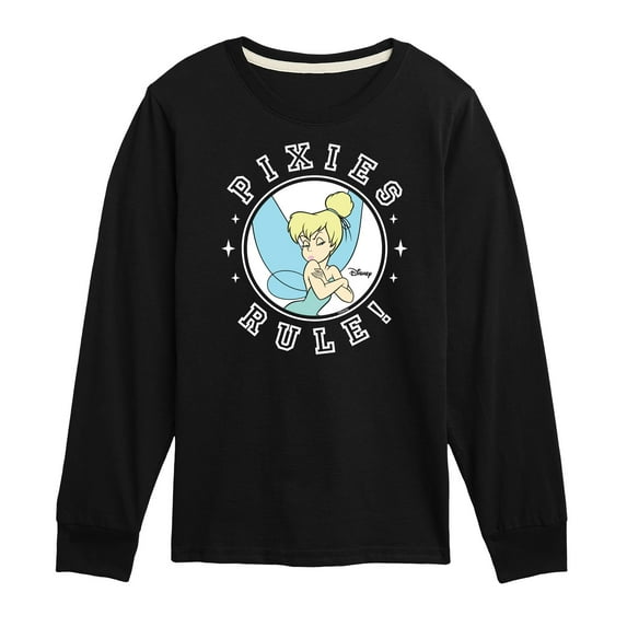 Tinker Bell - Pixies Rule - Toddler And Youth Long Sleeve Graphic T-Shirt