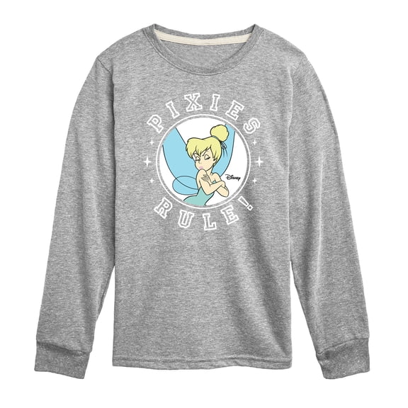 Tinker Bell - Pixies Rule - Toddler And Youth Long Sleeve Graphic T-Shirt