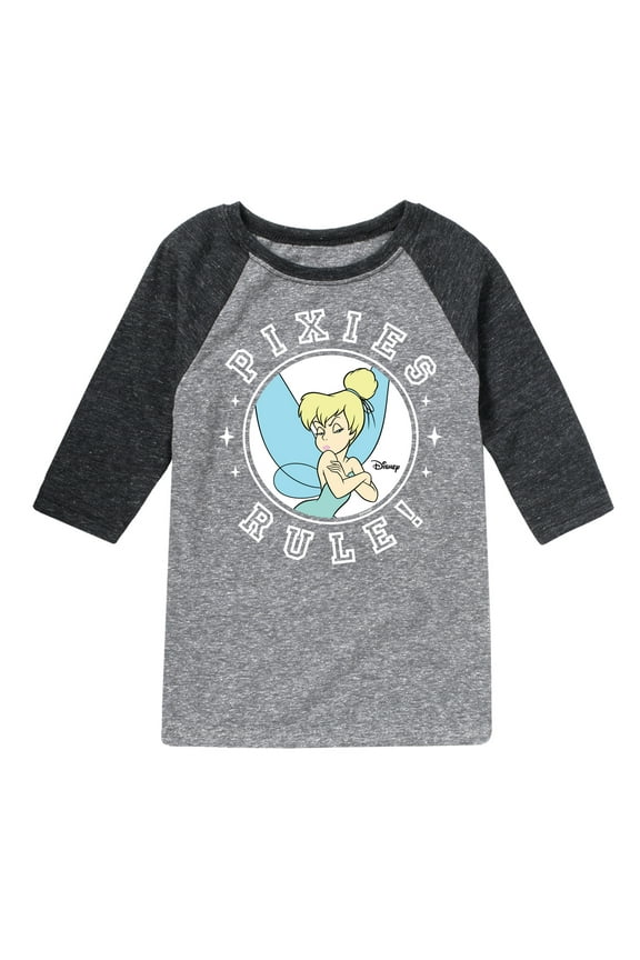 - Pixies Rule - Toddler And Youth Raglan Graphic T-Shirt