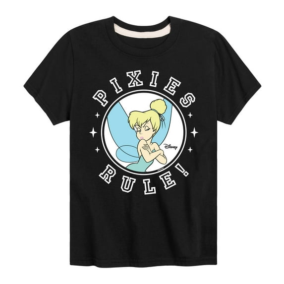 Tinker Bell - Pixies Rule - Toddler And Youth Short Sleeve Graphic T-Shirt