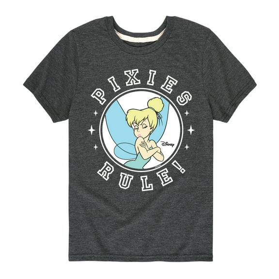 Tinker Bell - Pixies Rule  - Toddler And Youth Short Sleeve Graphic T-Shirt
