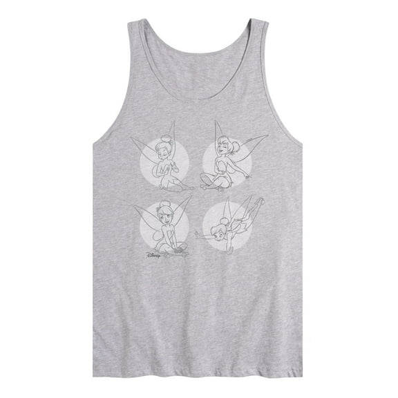 Tinker Bell Pose Grid - Men's Jersey Tank Top