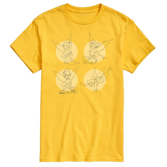 Tinker Bell Pose Grid - Men's Short Sleeve Graphic T-Shirt