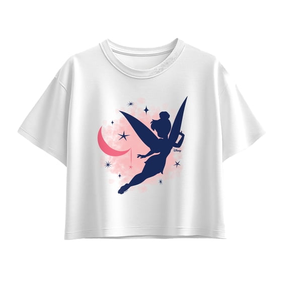 Tinker Bell - Silhouette - Youth Girls Boxy T-Shirt
