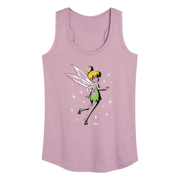 Tinker Bell - Sketch Sparkles - Women's Racerback Tank Top
