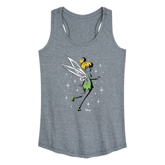 Tinker Bell - Sketch Sparkles - Women's Racerback Tank Top