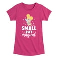 thumbnail image 1 of Tinker Bell - Small But Magical - Toddler And Youth Girls Short Sleeve Graphic T-Shirt, 1 of 5