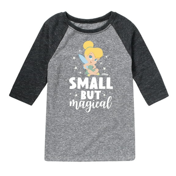Tinker Bell - Small But Magical - Toddler And Youth Raglan Graphic T-Shirt