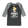 thumbnail image 1 of Tinker Bell - Small But Magical - Toddler And Youth Raglan Graphic T-Shirt, 1 of 6