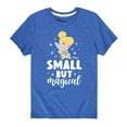 thumbnail image 1 of Tinker Bell - Small But Magical - Toddler And Youth Short Sleeve Graphic T-Shirt, 1 of 5