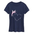 thumbnail image 1 of Tinker Bell - Sparkle Heart - Women's Short Sleeve Graphic T-Shirt, 1 of 4