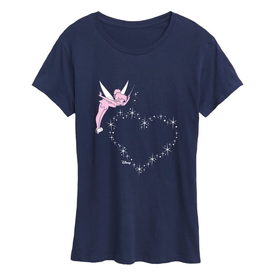 Tinker Bell - Sparkle Heart - Women's Short Sleeve Graphic T-Shirt