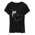 thumbnail image 1 of Tinker Bell - Sparkle Heart - Women's Short Sleeve Graphic T-Shirt, 1 of 4
