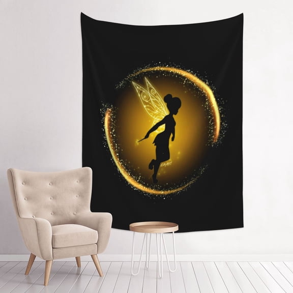 Tinker Bel Tapestry Anime Poster Large Background Wall Art Bedroom Wall Decor For Birthday Party 60x40in
