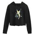 thumbnail image 1 of Tinker Bell - Think Happy Thoughts - Juniors Cropped Pullover Hoodie, 1 of 5
