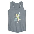 thumbnail image 1 of Tinker Bell - Think Happy Thoughts - Ladies Racerback Tank, 1 of 5