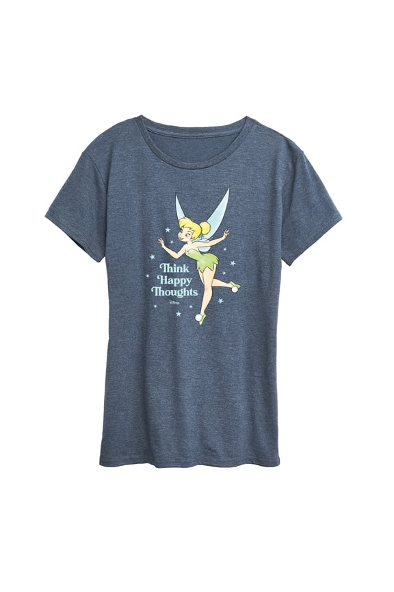 - Think Happy Thoughts - Ladies Short Sleeve Classic Fit Tee